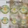 Tree Branch Golden Honeycomb Bees Blue Flowers Green Leaves - Tiffany Glass Mosaic Sky Stained Glass Suncatcher - 4