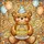 Teddy Bear Two-Tier Birthday Cake Party Hat Confetti Stained Glass Celebration Decor Stained Glass Suncatcher - 5