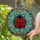 Ladybug Stained Glass Mosaic Art - Tiffany Style Jewel Tones Filigree Window Ornament Stained Glass Suncatcher - 2