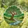 Ancient Weeping Willow Tree River Hills Mosaic Stained Glass Tiffany Jewel Tones Stained Glass Suncatcher - 1
