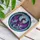 Majestic Crowned Cosmic Dragon Stained Glass Galaxy Scales Celestial Mist Tiffany Jewel Tones Art Stained Glass Suncatcher - 3