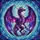 Majestic Crowned Cosmic Dragon Stained Glass Galaxy Scales Celestial Mist Tiffany Jewel Tones Art Stained Glass Suncatcher - 5