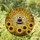 Bumblebee Sunflower Stained Glass Mosaic Art - Tiffany Jewel Tone Golden Sky Garden Decor Stained Glass Suncatcher - 1