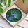 Blue Jay Stained Glass River Forest Foliage - Tiffany Style Nature Bird Watcher Present Stained Glass Suncatcher - 3