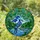 Blue Jay Stained Glass River Forest Foliage - Tiffany Style Nature Bird Watcher Present Stained Glass Suncatcher - 1
