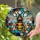 Intricate Honeybee Tiffany Stained Glass Honeycomb Mosaic - Glowing Jewel Tones Decor Stained Glass Suncatcher - 2