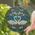 White Swans Heart Shape Stained Glass Tiffany Style - Dense Floral Botanical Mosaic Art Stained Glass Suncatcher - 2