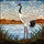 Red-crowned Crane Stained Glass Wetland Landscape Mosaic - Tiffany Style Bird Art Stained Glass Suncatcher - 5