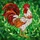 Rooster Stained Glass Tiffany Art Mosaic - Intricate Jewel Tones Translucent Decor Stained Glass Suncatcher - 5