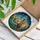 Majestic Rhinoceros Jungle Leaves Tiffany Glass Mosaic - Safari Wildlife Home Decor Stained Glass Suncatcher - 3