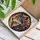 Majestic Wolf Head Stained Glass Art - Segmented Fur, Amber Eyes, Tiffany Style Mosaic Stained Glass Suncatcher - 3