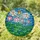 Seven Lotus Flowers Lily Pads Pond Shimmering Waves - Tiffany Style Stained Glass Decor Stained Glass Suncatcher - 1