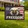 Bald Eagle American Flag 1776-2026 - USA 250th Anniversary Distressed Freedom Art Yard Sign - 1