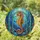 Majestic Seahorse Golden Filigree Blue Eye Underwater Ruins Tiffany Glass Jewel Tones Stained Glass Suncatcher - 1