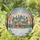 Ornate Victorian Mansion Snow Landscape with Glowing Windows Bare Trees - Winter Gift Stained Glass Suncatcher - 1