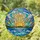 Tiffany Stained Glass Three Suns Ocean Mountain Mosaic Art - Swirling Sky Home Decor Stained Glass Suncatcher - 1