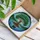 Family Tree of Life Stained Glass Art - Tiffany Style Emerald Sapphire Jewel Tones Gift Stained Glass Suncatcher - 3