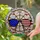 American Flag Sunglasses Ferris Wheel Townscape - Tiffany Glass Style Jewel Tones Stained Glass Suncatcher - 2