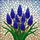 Grape Hyacinth Muscari Flowers Tiffany Style Stained Glass Mosaic Window Art Decor Stained Glass Suncatcher - 5