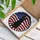 Black Cat American Flag Mosaic Tiffany Style - Patriotic Independence Day Gift for Cat Lovers Stained Glass Suncatcher - 3
