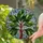 Tiffany Stained Glass Leaf Mosaic - Intricate Jewel Tone Green Leaves High Contrast Artwork Stained Glass Suncatcher - 2