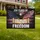 Bald Eagle American Flag We The People 1776-2026 - USA 250 Years of Freedom Anniversary Yard Sign - 1