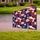 Patriotic Hearts Stars Gold Foil 250th Anniversary - USA 1776-2026 Celebration Yard Sign - 3