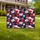 Patriotic Hearts Stars Gold Foil 250th Anniversary - USA 1776-2026 Celebration Yard Sign - 1