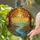 Blue River Autumn Trees Sunlight Landscape Tiffany Style Stained Glass Window Art Stained Glass Suncatcher - 2