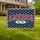 AMERICA EST. 1776 Collegiate - USA 250th Anniversary Patriotic Flag Design Yard Sign - 1
