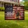 Soldier Minuteman Eagle Distressed American Flag 250th Anniversary (1776-2026) We The People Yard Sign - 1