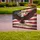 Bald Eagle American Flag 1776-2026 One Nation Under God Rosary Cross - 250th Anniversary Yard Sign - 3