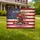 Weathered Boots Floral Flag 1776-2026 - USA 250 Years of Freedom Independence Anniversary Yard Sign - 1