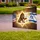 Patriotic Lion Dove Lamb Star of David American Israeli Flag - Unity Peace Symbolism Yard Sign - 3