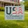 USA Flag Letters Freedom EST. 1776 Patriotic - 250th Anniversary 1776-2026 Independence Day Yard Sign - 1