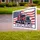 Patriotic Semi-Truck American Flag TRUCKER - USA 250th Anniversary 1776-2026 Celebration Yard Sign - 3