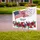 Waving American Flag "America" 1776-2026 Floral - USA 250th Anniversary Patriotic Design Yard Sign - 3