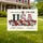 Distressed USA 250th Anniversary 1776-2026 - Floral Daisies Garland Faith Freedom Yard Sign - 1