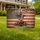 Rustic Cross American Flag Military Boots Poppies - USA 250th Anniversary (1776-2026) Veteran Gift Yard Sign - 1