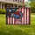 Bald Eagle Cross American Flag 1776-2026 - USA 250th Anniversary Floral Patriotic Yard Sign - 1