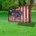Bald Eagle Cross American Flag 1776-2026 - USA 250th Anniversary Floral Patriotic Yard Sign - 4