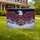 Bald Eagle American Stained Glass 1776-2026 USA 250th Anniversary Patriotic Heart Shield Yard Sign - 1