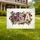 Patriotic USA Flag Letters 1776-2026 - Floral Poppies 250 Years of Freedom Celebration Yard Sign - 1