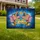Crossed American Flags Gold Star 250th Anniversary 1776-2026 - USA Independence Day Yard Sign - 1