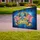 Crossed American Flags Gold Star 250th Anniversary 1776-2026 - USA Independence Day Yard Sign - 3
