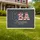 Distressed USA Flag Text Freedom 1776 - American 250th Anniversary Independence Day Yard Sign - 1