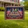 Stained Glass 1776-2026 Liberty Figures American Flag - USA 250th Anniversary Independence Day Yard Sign - 1