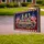 Stained Glass 1776-2026 Liberty Figures American Flag - USA 250th Anniversary Independence Day Yard Sign - 3