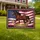 Bay Horse American Flag with Laurel Wreaths 1776-2026 - USA 250th Anniversary Yard Sign - 1