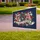 USA Flag Stripes Stars Floral Patriotic 250 Years of Freedom 1776-2026 Independence Day Yard Sign - 3